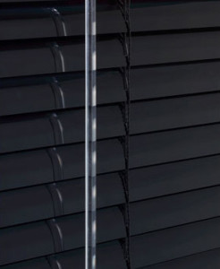 Funky Black Venetian Blind